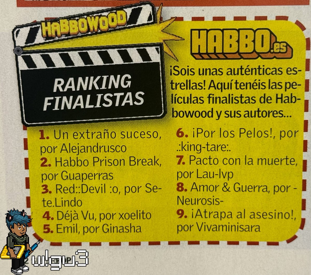 Habbowigu3's tweet photo. @HabboOrigins 14/? Publicidad de Habbo en la revista Super Pop
Más de HABBOWOOD 🎥🎞️🎬🍿
Se informaba sobre concurso y finalistas ✨
Evento actual de @HabboOrigins 😄
Habbo Hotel 2007 🗓️
#Habbo #HabboHotel #RecuerdoEnHabbo #HabboMerch https://t.co/fNJwCuSCH7