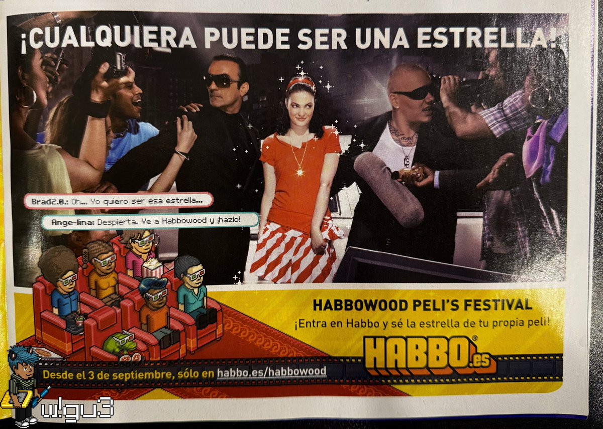 Habbowigu3's tweet photo. @HabboOrigins 14/? Publicidad de Habbo en la revista Super Pop
Más de HABBOWOOD 🎥🎞️🎬🍿
Se informaba sobre concurso y finalistas ✨
Evento actual de @HabboOrigins 😄
Habbo Hotel 2007 🗓️
#Habbo #HabboHotel #RecuerdoEnHabbo #HabboMerch https://t.co/fNJwCuSCH7