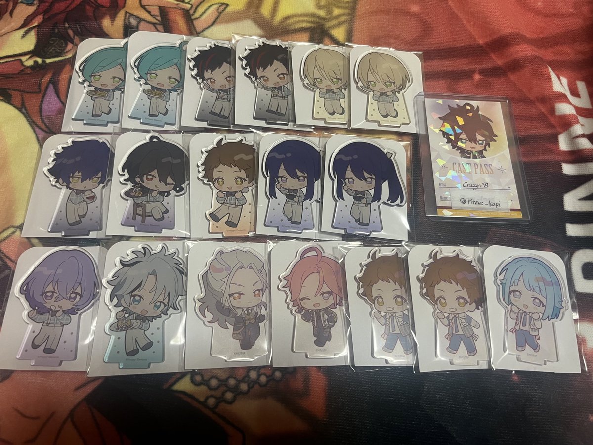 rinne_kapi's tweet image. 【交換・買取・譲渡】 あんスタ アニカフェ ホリデー スタフォニ アクスタ 缶バッジ ステッカー 特典 コースター
譲)画像、定価
求)同種、異種▶︎燐音 ライカ>定価
抱き合わせ🙆♀️異種なんでも検討
零、日和、ジュンはほか含む交換(ものにより単体〇)
お気軽にお声掛けください。