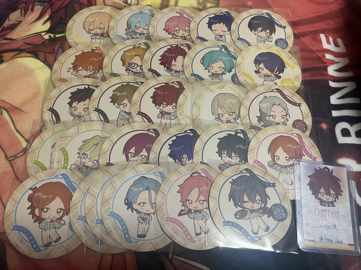 rinne_kapi's tweet image. 【交換・買取・譲渡】 あんスタ アニカフェ ホリデー スタフォニ アクスタ 缶バッジ ステッカー 特典 コースター
譲)画像、定価
求)同種、異種▶︎燐音 ライカ>定価
抱き合わせ🙆♀️異種なんでも検討
零、日和、ジュンはほか含む交換(ものにより単体〇)
お気軽にお声掛けください。