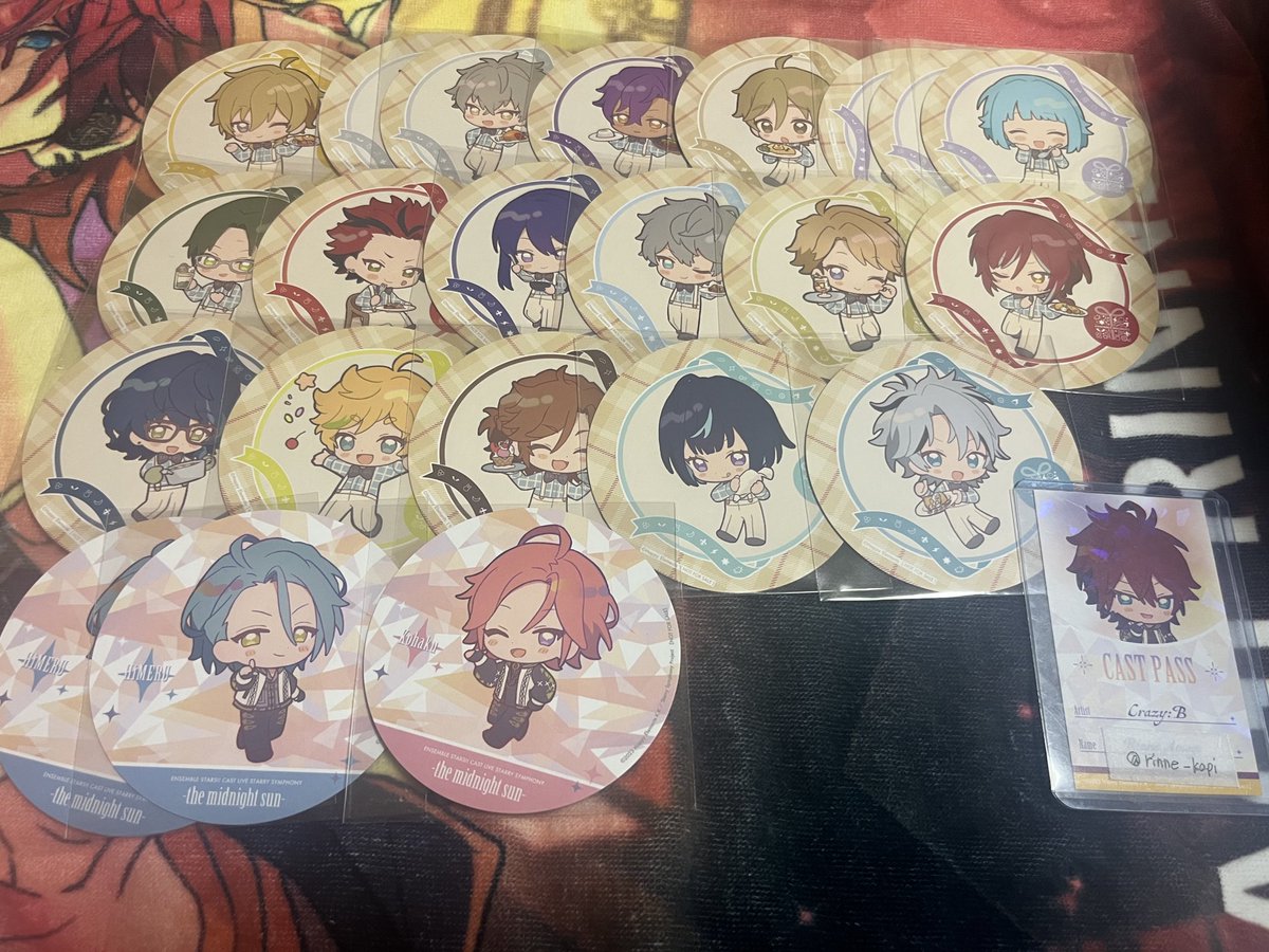 rinne_kapi's tweet image. 【交換・買取・譲渡】 あんスタ アニカフェ ホリデー スタフォニ アクスタ 缶バッジ ステッカー 特典 コースター
譲)画像、定価
求)同種、異種▶︎燐音 ライカ>定価
抱き合わせ🙆♀️異種なんでも検討
零、日和、ジュンはほか含む交換(ものにより単体〇)
お気軽にお声掛けください。