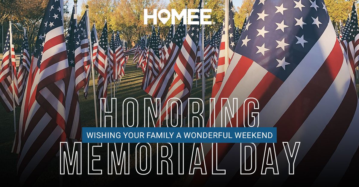 HOMEE_USA's tweet photo. This #MemorialDay weekend and beyond, HOMEE honors all the #brave men and women who made the ultimate #sacrifice to protect our #freedom 🦅 These heroes will always be remembered for their courage and their selflessness.
#HOMEE #MemorialDayWeekend https://t.co/HfM97wYFFS