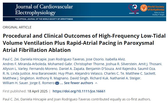 Heart Rhythm Clinical Research Solutions (@hrcrs_ep) on Twitter photo 🎉 Publication Alert! New from the REAL-AF registry: Does adding rapid atrial pacing (RAP) to high-frequency low-tidal volume (HFLTV) ventilation improve outcomes in paroxysmal AF ablation? <a href="/dhincapiet/">Daniela Hincapie Tabares</a> <a href="/paulzei/">Paul Zei</a> <a href="/josoriomd/">Jose Osorio</a> <a href="/Mdmetzl/">Mark Metzl</a> <a href="/SaumilOzaMD/">Saumil Oza</a>
buff.ly/jRIpS59 🎉 Publication Alert! New from the REAL-AF registry: Does adding rapid atrial pacing (RAP) to high-frequency low-tidal volume (HFLTV) ventilation improve outcomes in paroxysmal AF ablation? <a href="/dhincapiet/">Daniela Hincapie Tabares</a> <a href="/paulzei/">Paul Zei</a> <a href="/josoriomd/">Jose Osorio</a> <a href="/Mdmetzl/">Mark Metzl</a> <a href="/SaumilOzaMD/">Saumil Oza</a>
buff.ly/jRIpS59