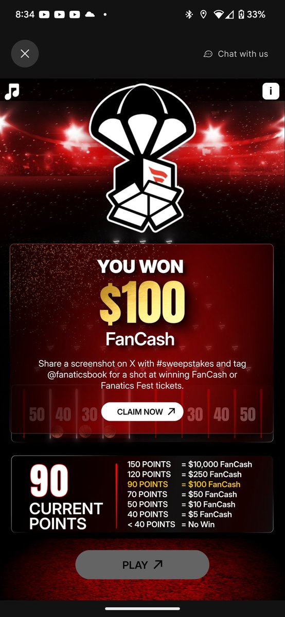 Thanks so much Fanatics!! Perfect start to a Friday!! Let's go!!  #Sweepstakes <a href="/FanaticsBook/">Fanatics Sportsbook</a>