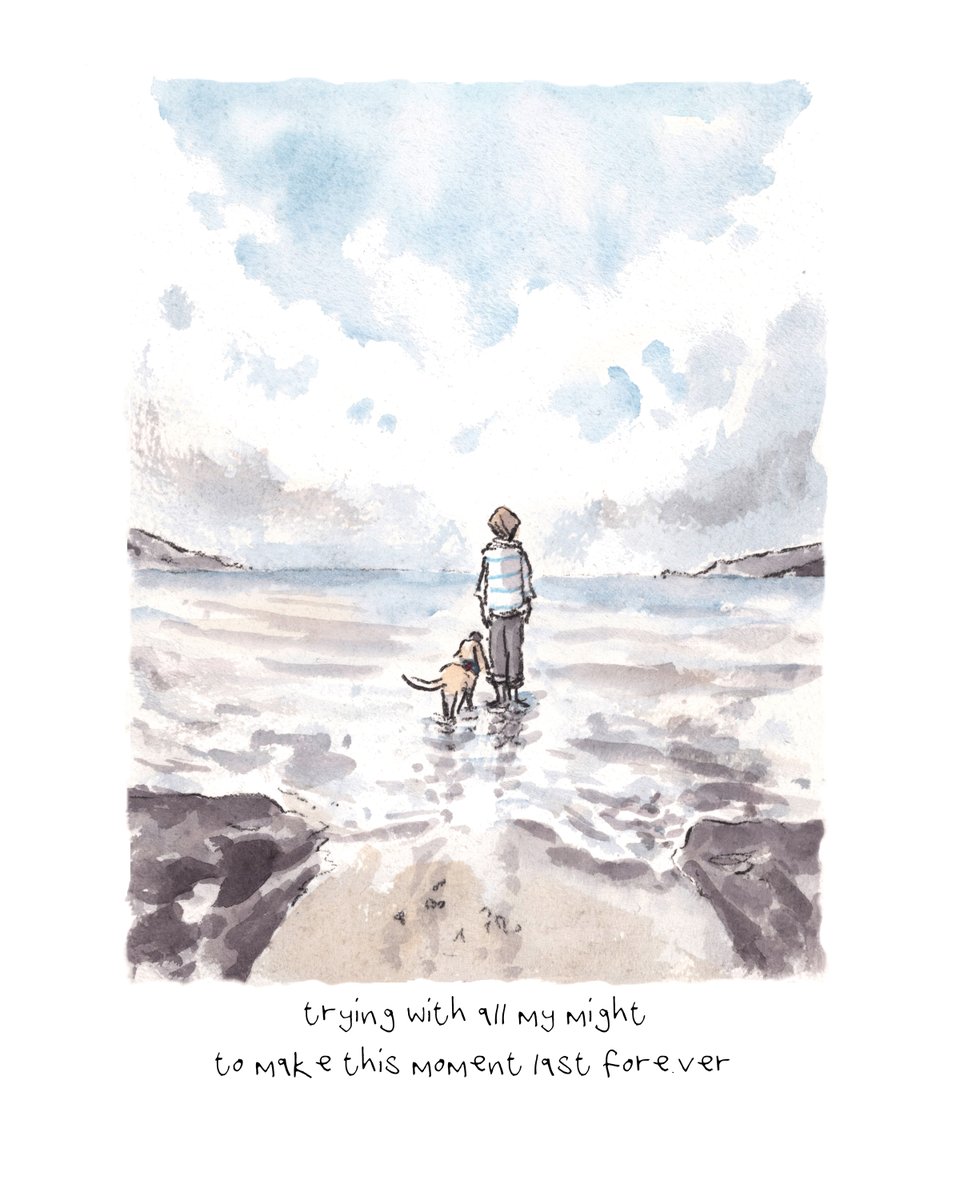 Hello, lovely people and lovely dogs.
If I can tempt you with one of my giclee prints, here is the link for you 
…in-welch-art-and-design.myshopify.com/collections/fi…
I'm wishing you the very best. 
#hoorayfordogs #moment #beach