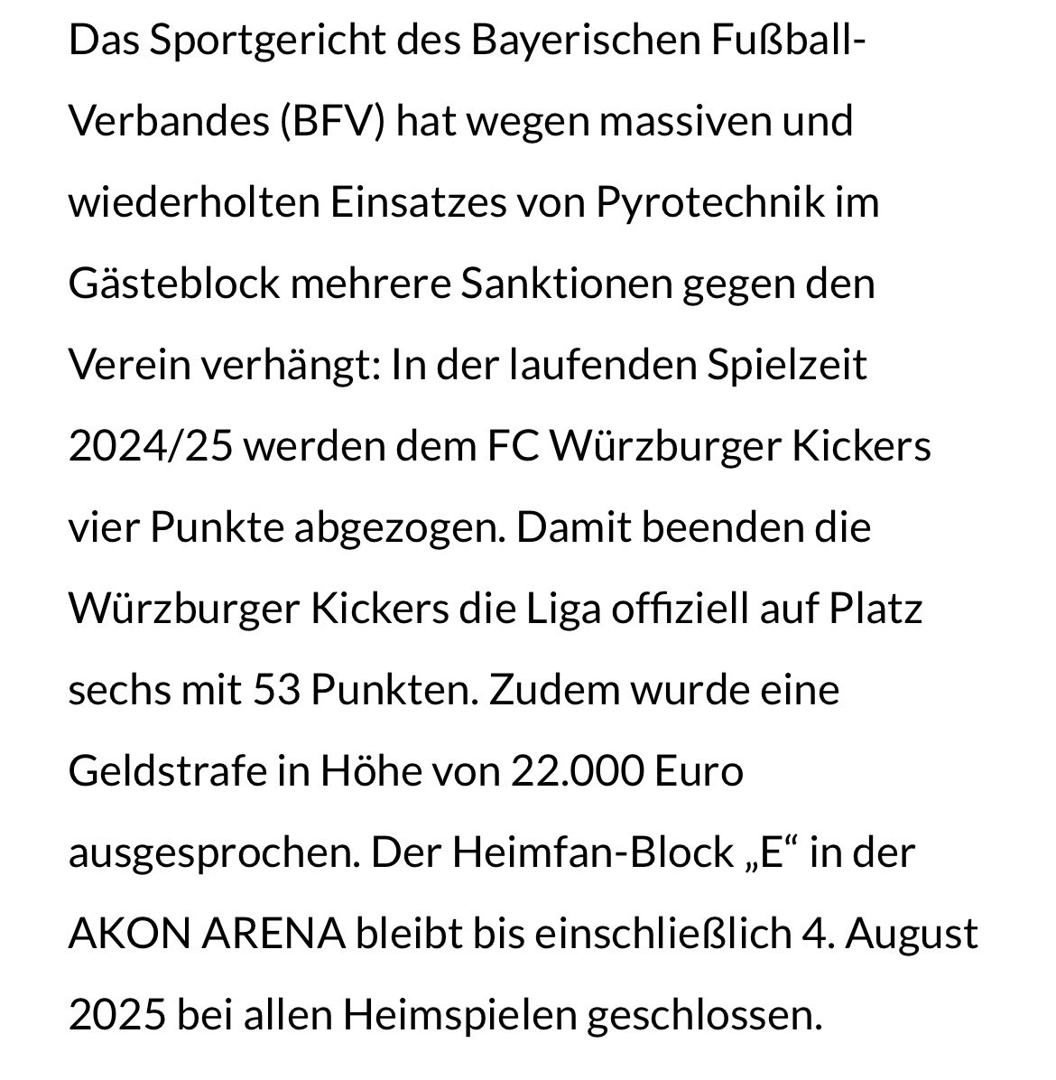 Wer hat euch verarscht BFV. 4 Punkte Abzug und 22.000 Euro Strafe🤡🤡🤡