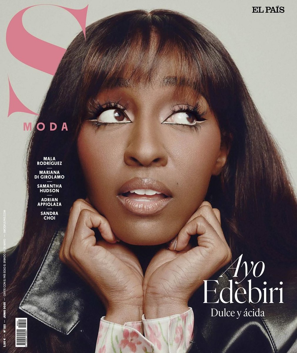 CINEMA505's tweet photo. Princesa do povo! Ayo Edebiri na nova edição da S Moda. https://t.co/Q2yQ8WvznR