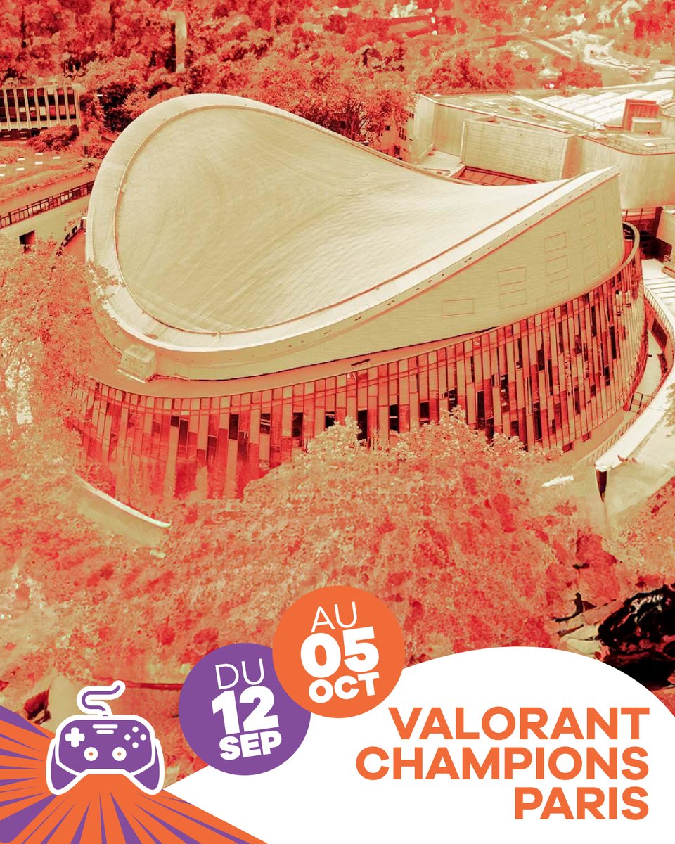 Les Arènes de Grand Paris Sud (@arenesdegps) on Twitter photo 📢ANNONCE - Championnat esport international
Valorant - Champions Paris !
📆 Du 12/09 au 5/10 à Évry-Courcouronnes et à Paris
🎟Tous les détails sur notre site : lesarenes-grandparissud.fr/evenements/
#esport #VALORANTChampions #RiotGames <a href="/ValorantEsports/">VALORANT Champions Tour</a> 📢ANNONCE - Championnat esport international
Valorant - Champions Paris !
📆 Du 12/09 au 5/10 à Évry-Courcouronnes et à Paris
🎟Tous les détails sur notre site : lesarenes-grandparissud.fr/evenements/
#esport #VALORANTChampions #RiotGames <a href="/ValorantEsports/">VALORANT Champions Tour</a>