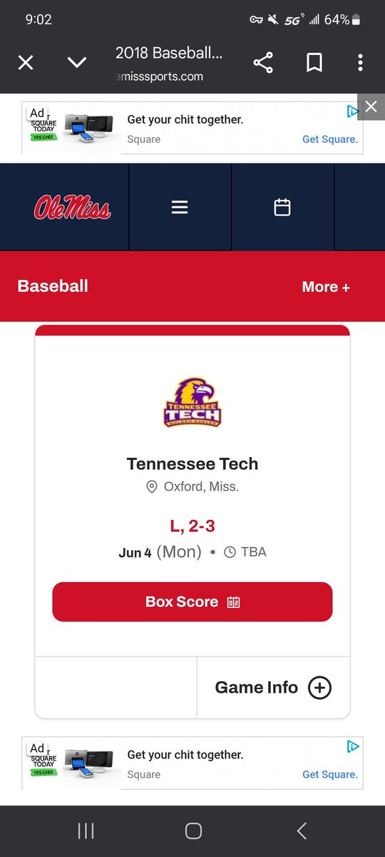 👇 So while USM does drop ps games to Omaha bound SEC teams cuz we play 2 SEC back to back in regional-super, these are the teams putting Ole Miss out in Oxford. Some aren't even considered midmajors lol 
Cope Trout.