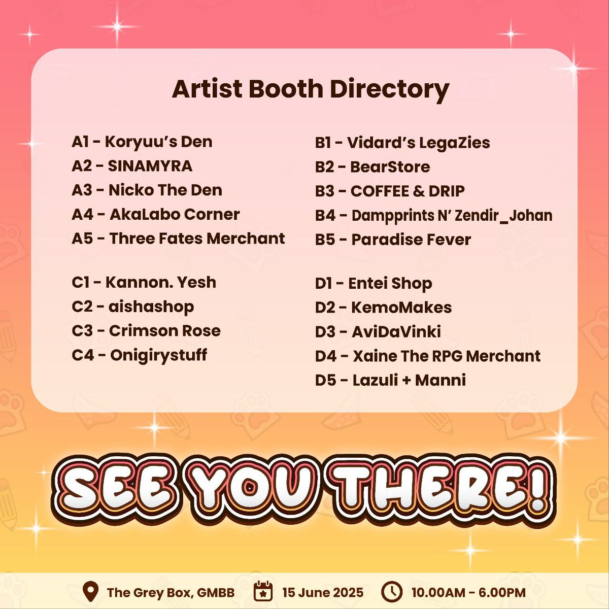 AimenNicko's tweet image. Ewwo, on 15/June, me & @AlfieFop will host a booth at Paws&P, at A3 (Nicko The Den)!See you there !
We will give NOTF badges to every NOTF Members for free but First Come, first serve.
Preorder for our fursuit merchandise will be revealed on 28, stay tune !