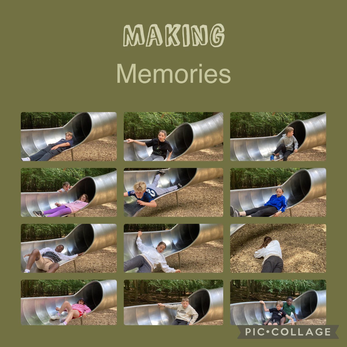 FinedonSc6's tweet photo. The children had lots of fun on the pyramid slide! It was a tricky climb to the top and then a very quick route down! https://t.co/mzVmZctAW9