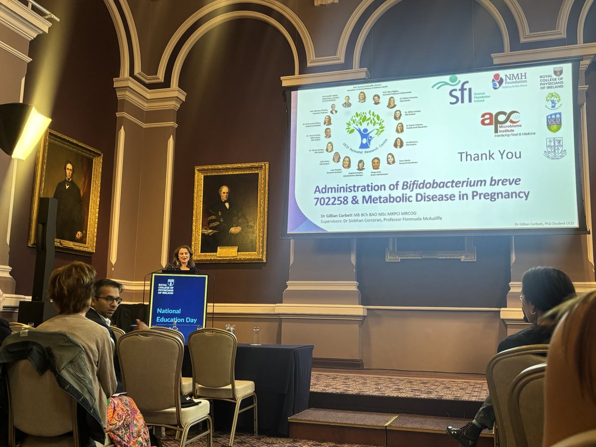 Fionnuala McAuliffe NMH & UCD (@proffmcauliffe) on Twitter photo .<a href="/RCPI_news/">Royal College of Physicians of Ireland</a> William Stokes Medal Competition <a href="/gill_i_amm/">Gillian Corbett</a> presents data showing maternal benefit of #probiotic in #pregnancy <a href="/ucddublin/">University College Dublin</a> <a href="/UCDPerinatal/">UCD Perinatal Research Centre</a> <a href="/UCDMedicine/">UCD Medicine</a> .<a href="/RCPI_news/">Royal College of Physicians of Ireland</a> William Stokes Medal Competition <a href="/gill_i_amm/">Gillian Corbett</a> presents data showing maternal benefit of #probiotic in #pregnancy <a href="/ucddublin/">University College Dublin</a> <a href="/UCDPerinatal/">UCD Perinatal Research Centre</a> <a href="/UCDMedicine/">UCD Medicine</a>