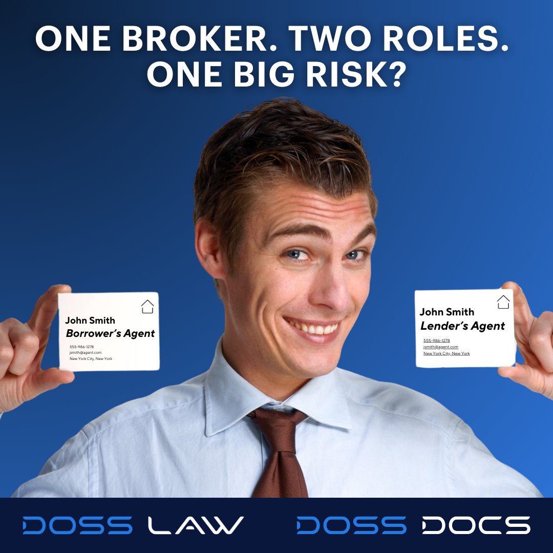 DossLaw's tweet image. Dual Agency. Didn’t see yourself as the borrower’s agent? A judge might.

The rules haven’t changed. But the risk has.
hubs.li/Q03nXCnp0

#PrivateLending #DualAgency #LoanDocs #FiduciaryDuties