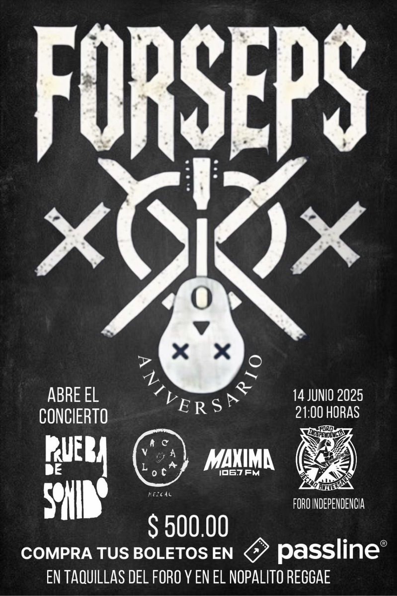 soyjuantavares's tweet photo. Hoy en #MusicaXLaVida vamos a platicar de esas cosas que dejaremos para el lunes #MeValeTres… porque hoy es viernes…
participa por boletos de 🎫 #DreadMarI #Forseps @LADecadentes #Ladrones #Presive y #DonCayo
Presentado @Electrolit @Megacable @RedColaMx @OfficialAlorica
8 am en @MAXIMA1067FM
#RadioramaDeOccidenteq