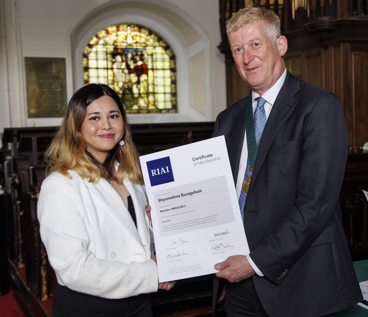 🎉 Huge congratulations to our colleague Shyamalima Buragohain on becoming a Registered Architect with the <a href="/RIAIOnline/">RIAI</a> 🇮🇪🏛️ A major professional milestone and a proud moment for #TeamCWPA 👏 #RIAI #Architecture #WomenInArchitecture #CareerMilestone
