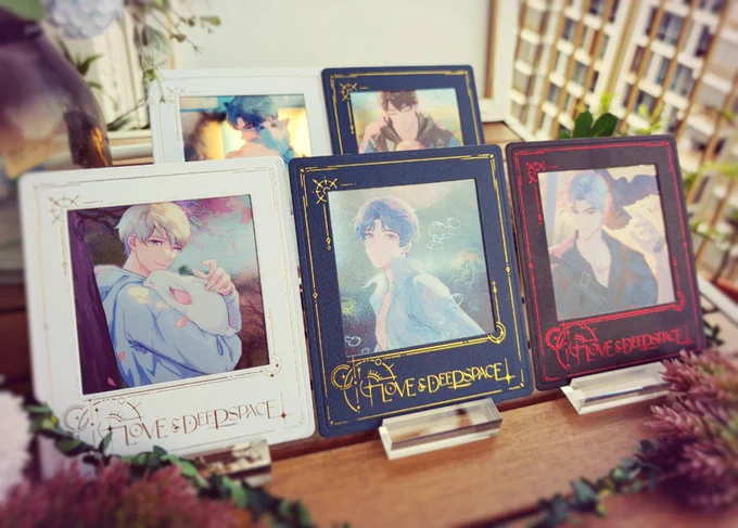 These shiny new #lads goodies are finally up on my shp!! You can find individual photos of those pretty polaroids in the R for all these tomorrow, do watch out for it! #LoveandDeepspace 