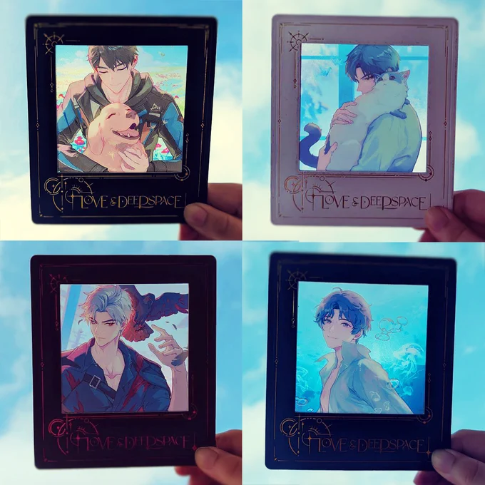 These shiny new #lads goodies are finally up on my shp!! You can find individual photos of those pretty polaroids in the R for all these tomorrow, do watch out for it! #LoveandDeepspace 