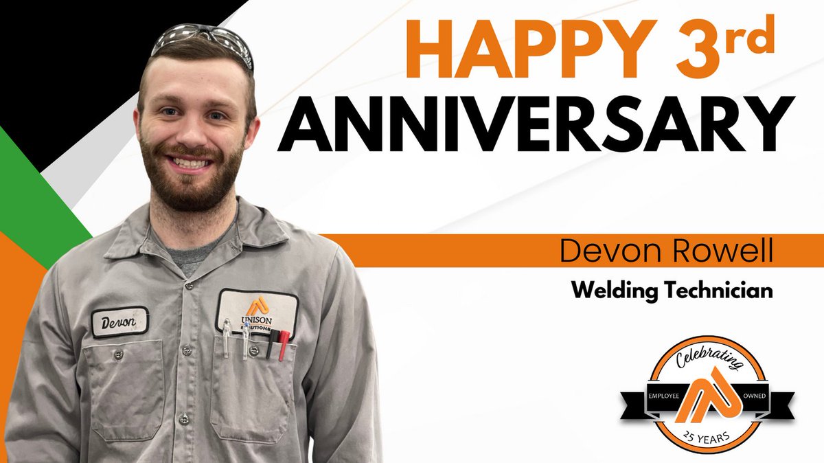 Happy Anniversary, Devon! Here's to 3 years of dedication at Unison. Congratulations!

#HappyWorkAnniversary
#CelebratingSuccess
#CheersToAnotherYear