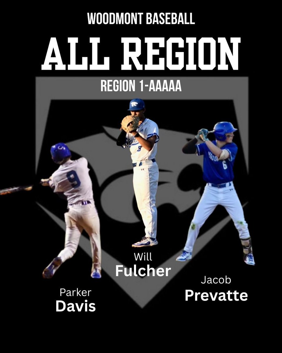 Woodmont Wildcats Baseball (@woodmontbsbl) on Twitter photo Congrats to our 3 All-Region players!
Jacob Prevatte (<a href="/Jacobprevatte1/">Jacob</a>)
Parker Davis (<a href="/davis_parker9/">parker davis</a>)
Will Fulcher (<a href="/willfulcher2/">Will Fulcher</a>) Congrats to our 3 All-Region players!
Jacob Prevatte (<a href="/Jacobprevatte1/">Jacob</a>)
Parker Davis (<a href="/davis_parker9/">parker davis</a>)
Will Fulcher (<a href="/willfulcher2/">Will Fulcher</a>)