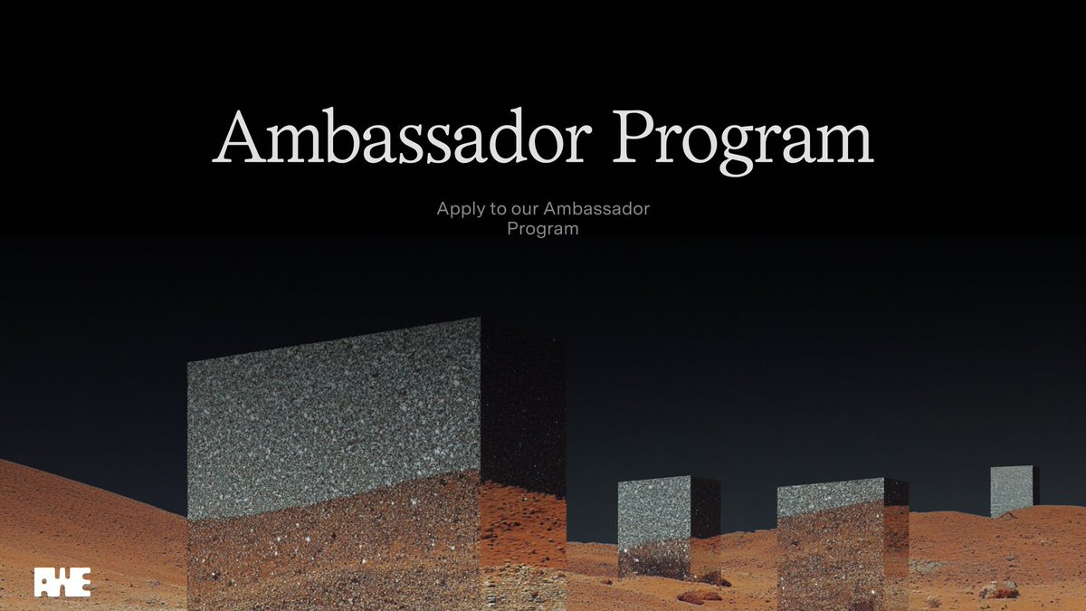 Join the <a href="/awenetwork_ai/">AWE</a> ambassador program 

Comes with awesome monthly perks

And Definitely a good place for all accounts to build up a pow.

So whether you are a creative writer or a community builder 

This is a place for you.

Fill up 👇

docs.google.com/forms/d/e/1FAI…

Let me know