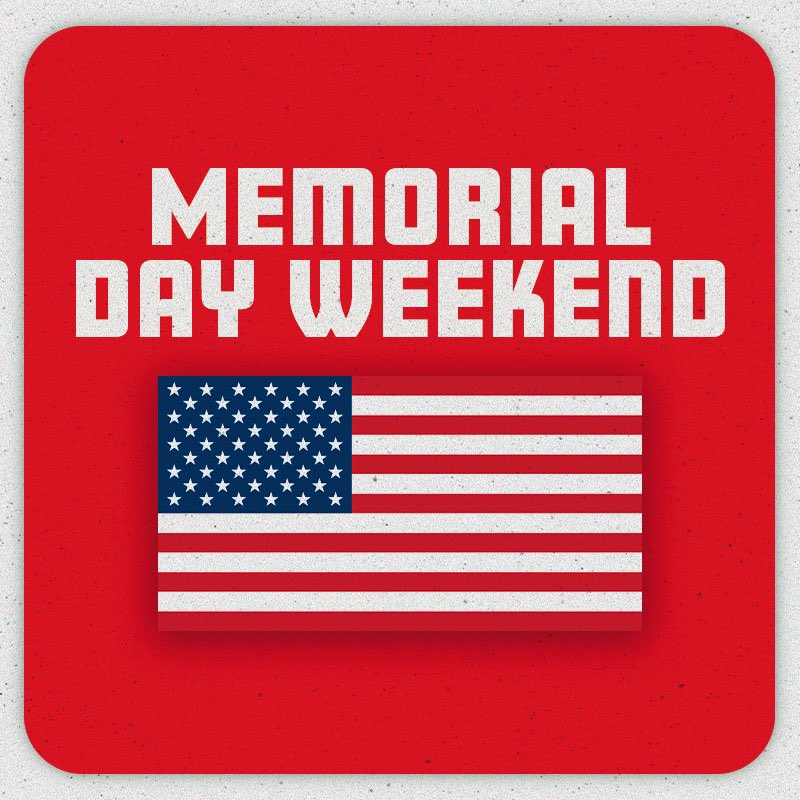 MEMORIAL DAY WEEKEND CELEBRATION

⏰ 7:15 PM

Military Appreciation Day
🎟️Active/former Military+family get free tx
with valid ID| by Humana

College Night
🎟️$6 ga tx

Gametime happy hour
🍺$3 Miller Lite &amp; Coors Light
🍹$6 Margs by Number Juan Tequila

🎟️:atmilb.com/3WzcGlm