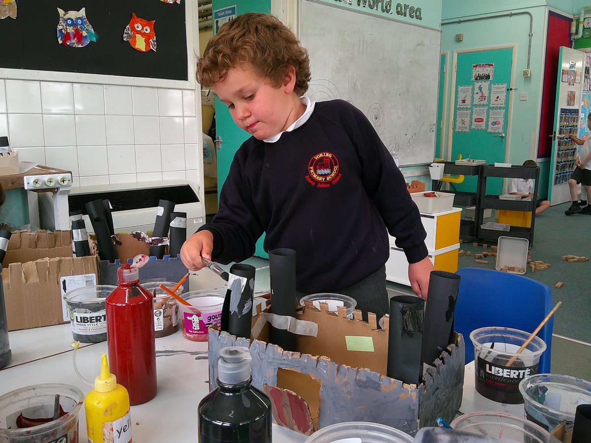 Owl class have been working hard this term designing and building their castles.