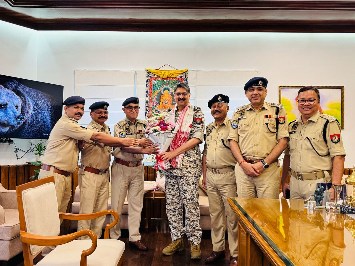 AproHq's tweet photo. DPC, along with fellow APRO officers, extends heartfelt congratulations to Shri Harmeet Singh, IPS  Sir on his well-deserved promotion &amp; appointment as DGP, Assam. We wish him continued success and exemplary leadership in his new role. @HardiSpeaks @akhilesh03ips @assampolice https://t.co/T1xoWapHjZ