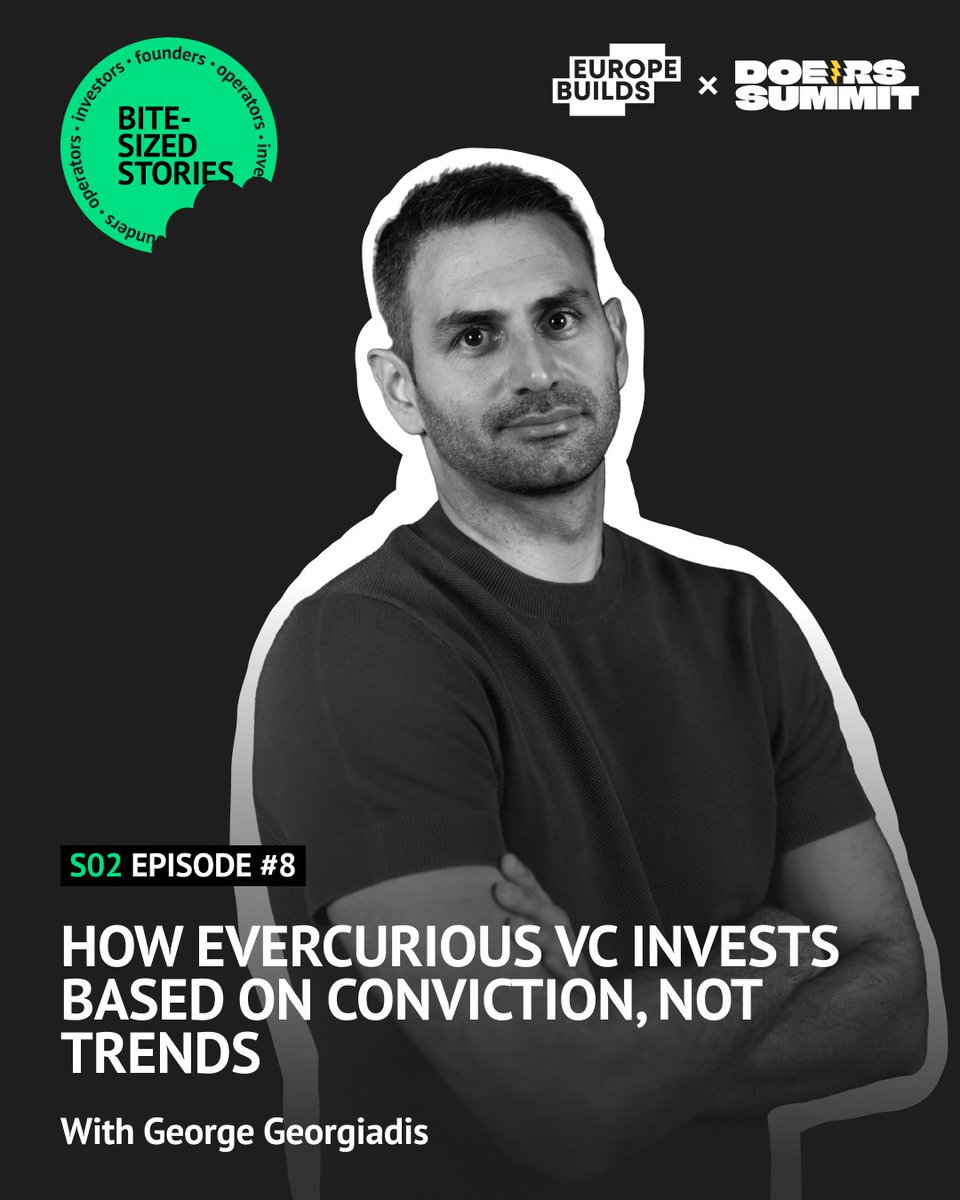 🎙️ Your weekend listen by EUROPE BUILDS

How Evercurious VC backs deep tech before it’s cool—with George Georgiadis

🚀From Volkswagen to VC, George shares why conviction beats hype, and what Europe gets wrong about commercializing innovation.

🎧 bit.ly/43KKy1G