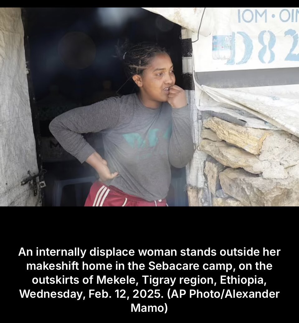 Four years.
That’s how long entire families in Tigray have lived in displacement camps—without homes, food security, healthcare, or school for their children.
This isn’t a natural disaster. It’s a political failure.
It’s a deliberate abandonment.
#JusticeForTigray #G7ActNow