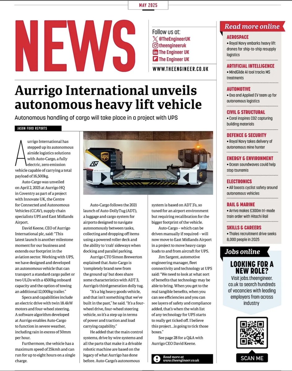 Check Aurrigo's Auto-Cargo solution — the world’s first autonomous, electric cargo dolly that’s reshaping airside logistics.
#aviation #Innovation #technology #iGSE #AviationLovers #Airport #GSE #DavidKeene #aurrigo #Engineering