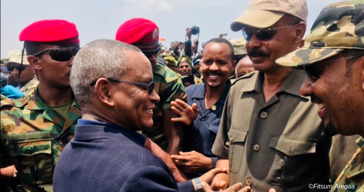 zeka50214's tweet photo. The Horn of Africa stands at a crossroads – Isaias Afwerki is playing a dangerous game that could destroy the future of both Eritrea and Tigray.
Isaias Afwerki has entered so-called “freedom agreements” with Tigray, but behind the facade lies a cynical game. He is deceiving both the Eritrean and Tigrayan peoples to secure his own power and create division in the region. Ordinary people are paying the price.
At the same time, actors like Higdef continue the same game they have played for over 30 years – day after day, year after year. When he begins to “tap,” it’s about exploiting situations for personal gain and maintaining the regime’s grip on power, regardless of the suffering of the people.
This threatens not only the stability of Eritrea and Tigray but the entire Horn of Africa. The so-called “Blue Revolution” could mark a new chapter in the region’s geopolitics – but it requires vigilance.
We cannot remain silent. Silence contributes to oppression. The international community must demand:
•An open and independent investigation into Eritrea’s role in the Tigray conflict
•Exposure and halting of manipulative agreements that divide the people
•Support for the victims of war and human rights abuses
•Accountability for actors like Higdef who systematically uphold the regime’s power
It is time to rise up, expose the truth, and demand that those in power are held accountable – the future of the Horn of Africa depends on it.
#HornOfAfrica 

#Eritrea #RegimeChangeInEritrea #TransnationalRepression #BlueRevolution #EritreaAt34 #34YearsOfOppression #EritreaIndependenceAt34