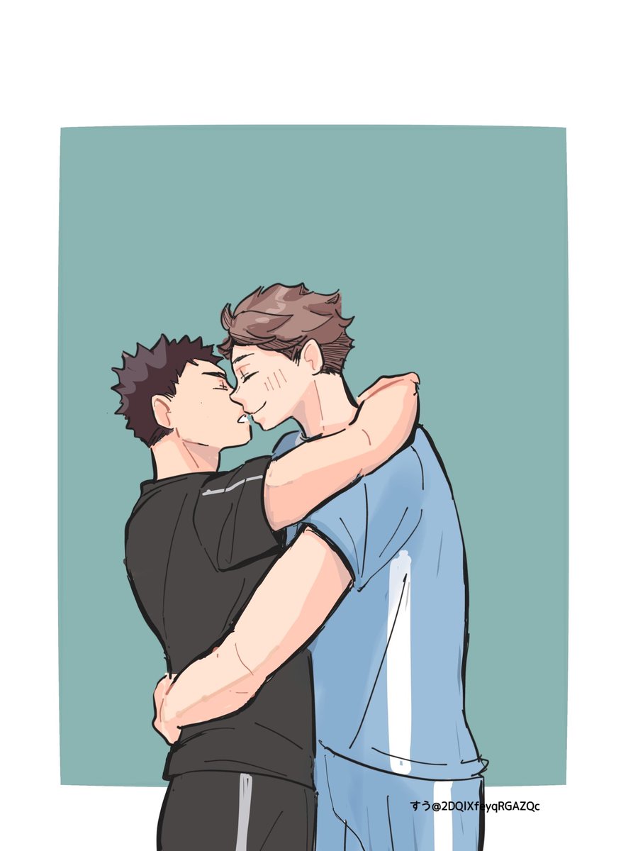 2DQlXfeyqRGAZQc's tweet photo. 100日後にskb ないわちゃが描けるようになる（？）チャレンジ💪65日目
#及岩  #OiIwa 

何回も同じ様な絵ばっかり描いちゃうけど、大人おいーわが自然にイチャイチャするの大好きなんだよね〜🫶 https://t.co/laNHXew6Uy