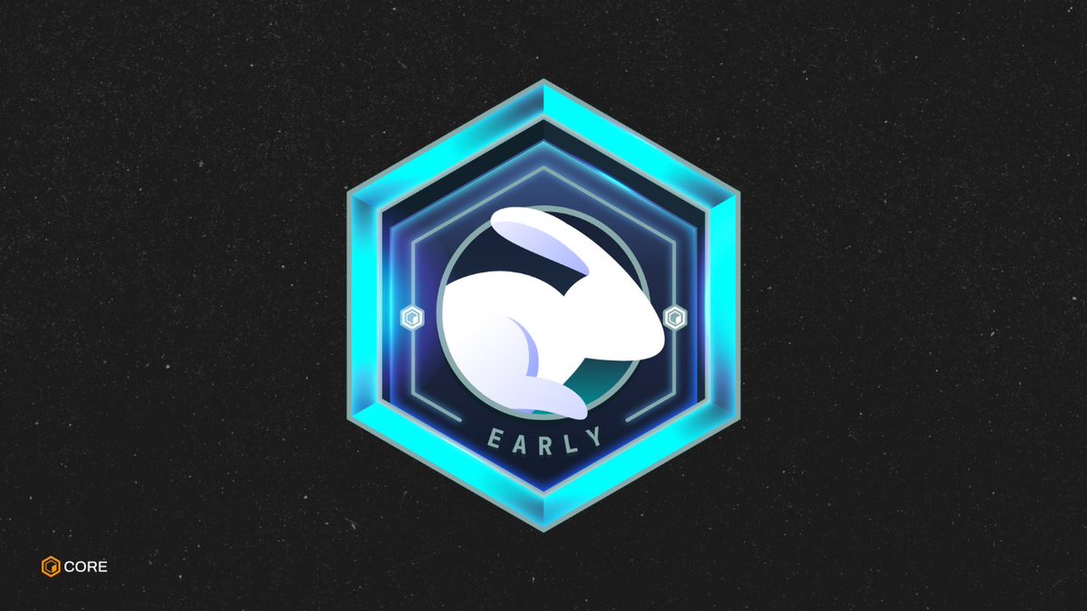 Coredao_Org's tweet photo. 4/ Next 500 get the EARLY badge → 1.2× Sparks ⚡️ https://t.co/aGOpiQ06Xs