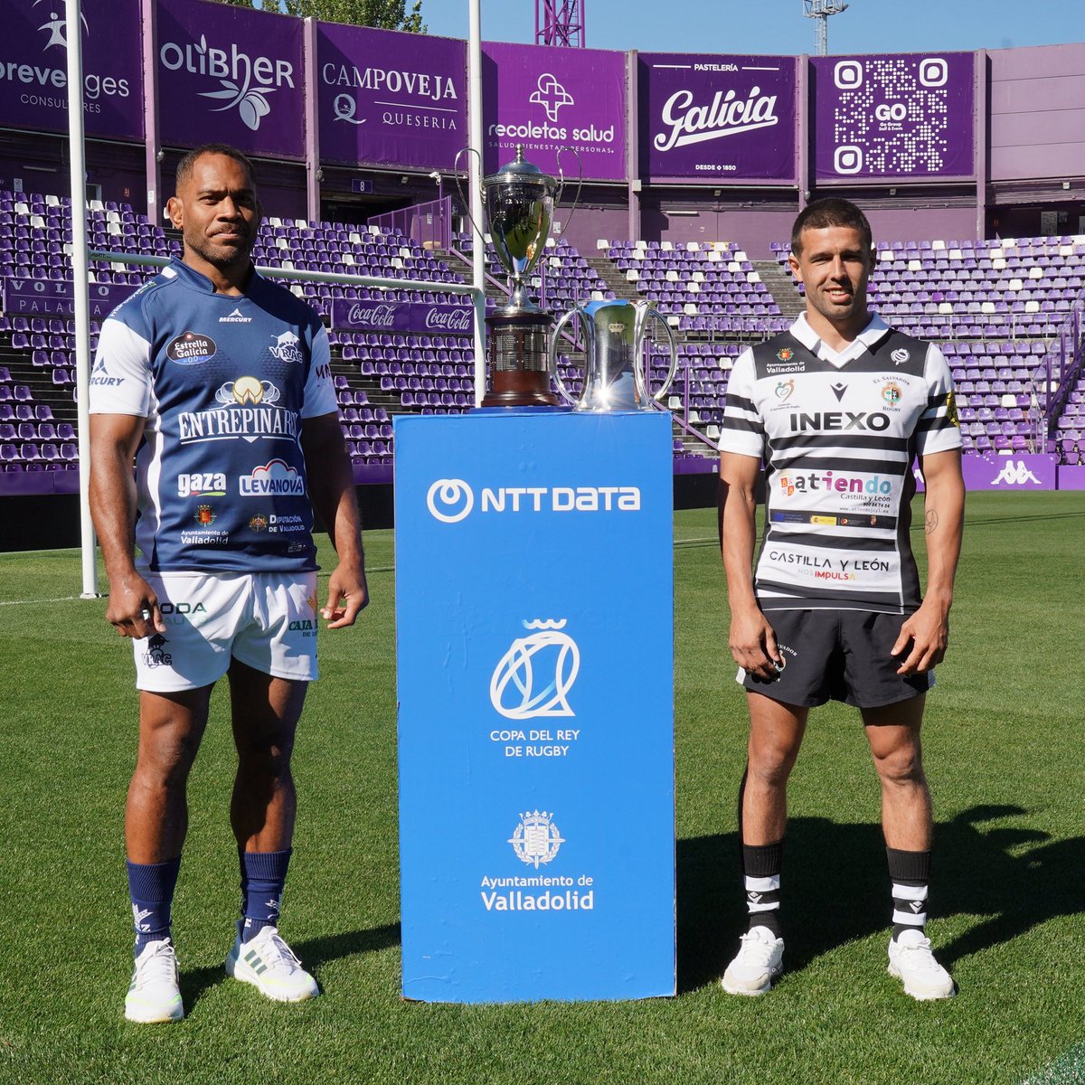 𝐓𝐨𝐝𝐨 𝐥𝐢𝐬𝐭𝐨 para la gran FINAL #NTTCopaRugby ⚔️🔥 

<a href="/Chami_Rugby/">Club de Rugby El Salvador🏉</a> v <a href="/VRAC/">🧀 VRAC 🧀</a> 

#LoQueNosUne | <a href="/AyuntamientoVLL/">Ayto. de Valladolid</a>