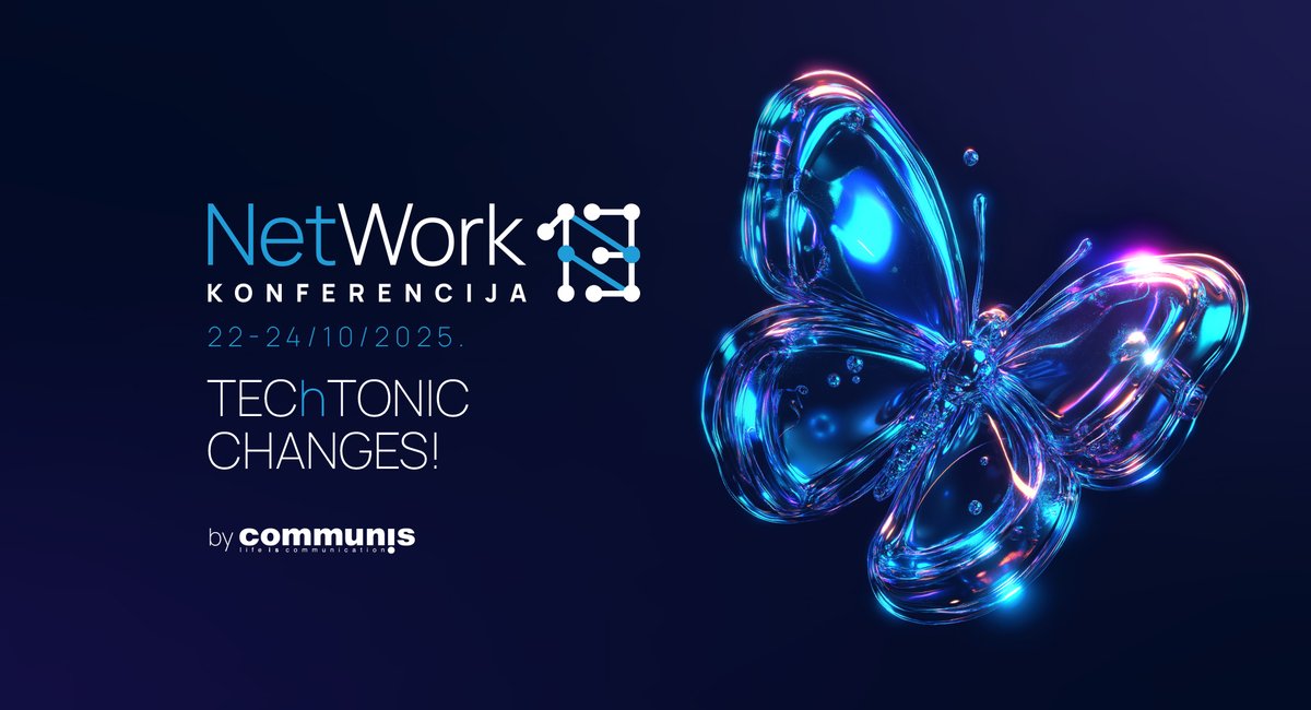 networkbih's tweet photo. Čvrsto vjerujemo da su najbolje investicije u životu one u znanje, ljude i ideje, a #NetworkBiH konferencija nudi sve troje.
📍 SAVE THE DATE 22-24.10.2025.
https://t.co/WfaT3DXptT
#network13 #techtonicchanges #ITconference #technology https://t.co/fnUxp61NVZ