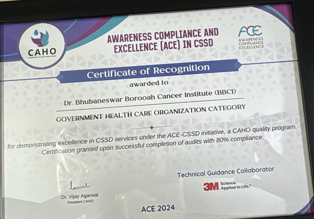 Dr B Borooah Cancer Institute (@borooahdr) on Twitter photo The Central Sterile Supply Department (CSSD) of <a href="/BorooahDr/">Dr B Borooah Cancer Institute</a> is now CAHO certified for demonstrating excellence in CSSD services under the ACE-CSSD initiative. A Big Congratulations to the CSSD Team at BBCI! The Central Sterile Supply Department (CSSD) of <a href="/BorooahDr/">Dr B Borooah Cancer Institute</a> is now CAHO certified for demonstrating excellence in CSSD services under the ACE-CSSD initiative. A Big Congratulations to the CSSD Team at BBCI!