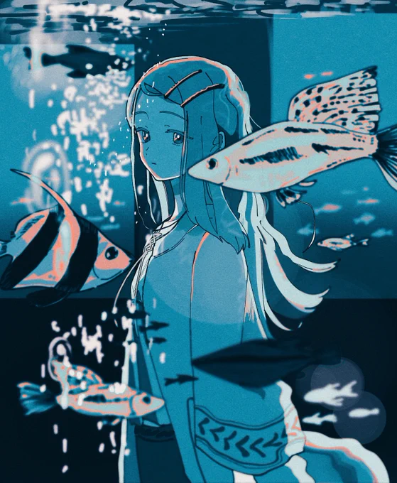 篠澤広と水槽越しに目が合いたい