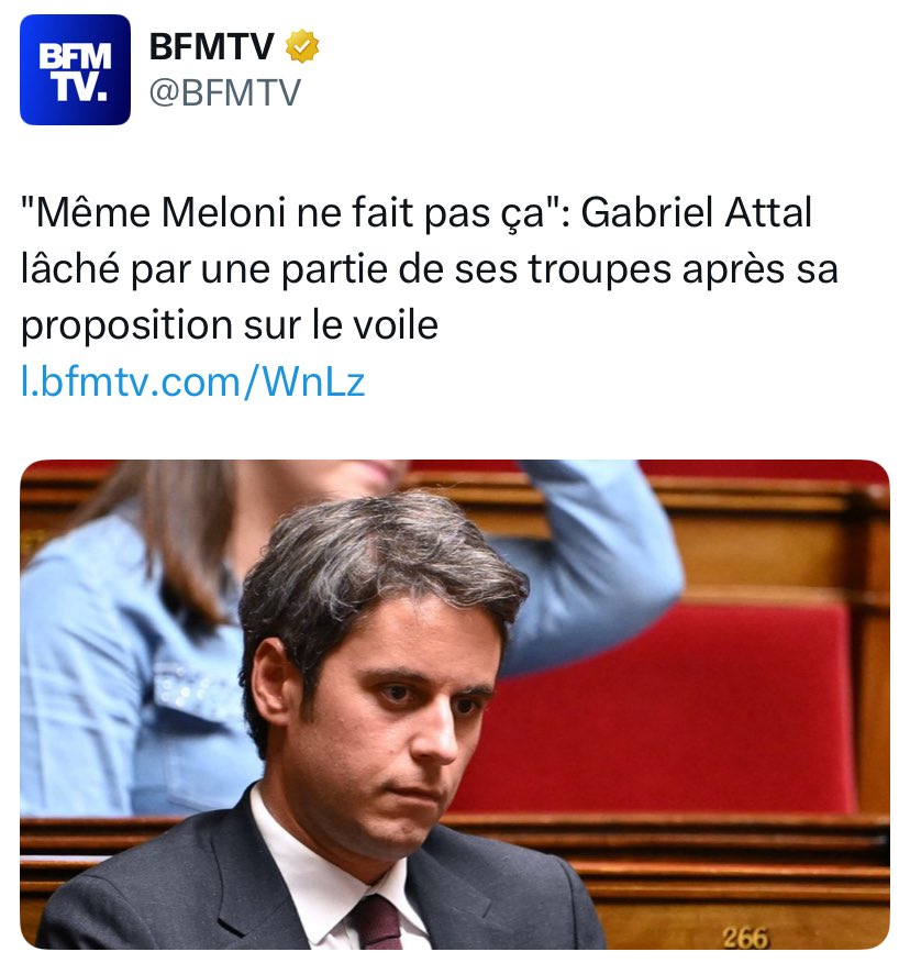 realmarcel1's tweet photo. Attal est fini.
Tant mieux. https://t.co/A6t0C7uL1V