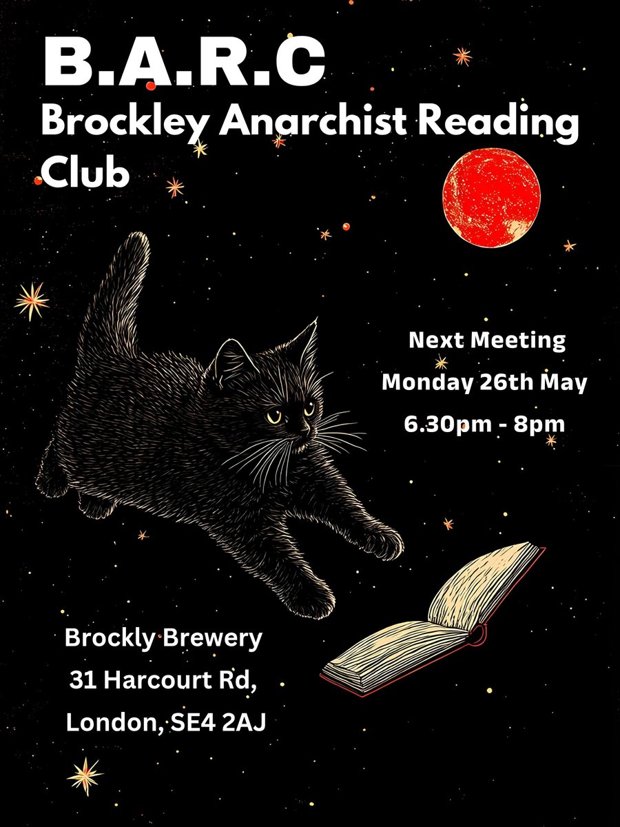 BARCSE4's tweet photo. Ready to journey into a possible future? The Brockley Anarchist Reading Club is currently diving into 'Everything for Everyone: An Oral History of the New York Commune, 2052-2072' by Eman Abdelhadi and M. E. O'Brien. Currently reading Chapters 1-4
#Anarchism #communism #Lewisham https://t.co/izQWvzFgnA