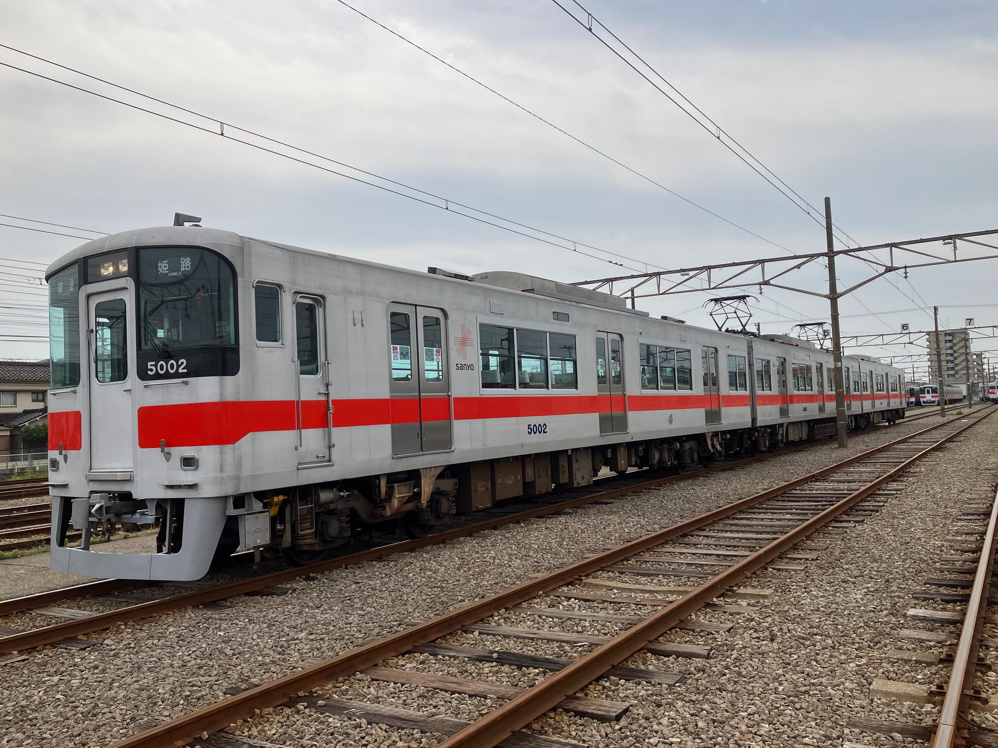 山陽電車 5000系アルミカー 完成記念 タイタック　No.273 山陽電車 5000系アルミカー 完成記念 タイタックNo.273 記念乗車