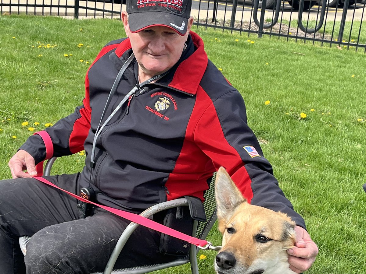 mikeywx8's tweet photo. A very special veterans story on this Memorial Day weekend. It’s all about vets, pets, and the community as a whole. Learn what @SierraDeltaDogs is all about Sunday morning at 7 AM on @CBS58. https://t.co/F8MOUwjDUL