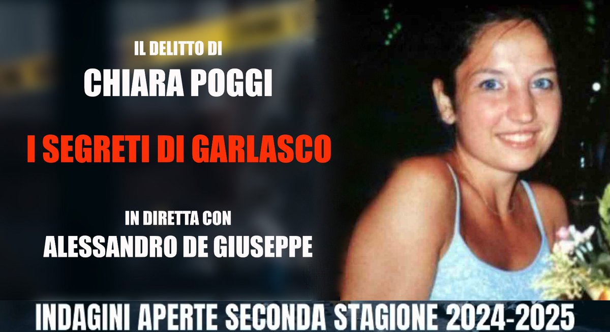 I SEGRETI DI GARLASCO in diretta con Alessandro De Giuseppe (autore del programma le "IENE") stasera venerdì 22 maggio, alle ore 21.30 sul nostro canale YouTube: youtube.com/@IndaginiAperte #delittogarlasco #delittodigarlasco #ChiaraPoggi #Iene #AlessandroDeGiuseppe #AlbertoStasi