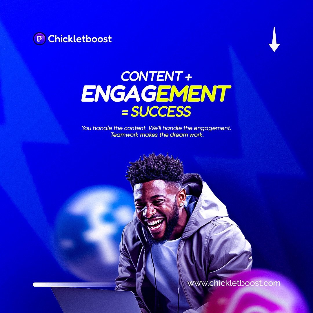 chickletboost's tweet photo. Don’t just post—perform. Chickletboost delivers real results.
.
.
.
Visit our website Today 👇 
.
.
.
https://t.co/N653SOdgCR 
.
.
#chickletboost 
#growwithchickletboost 
#socialmediamarketing 
#GrowYourBusiness https://t.co/NwOYou4TQT