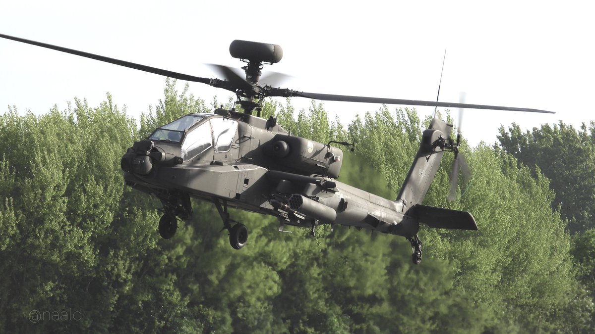 naald's tweet photo. π³π± AH-64E Apache Guardian Q-38 and Q-39 at Drachten EHDR #FalconSpring #NLspot https://t.co/3jygYH7VZf