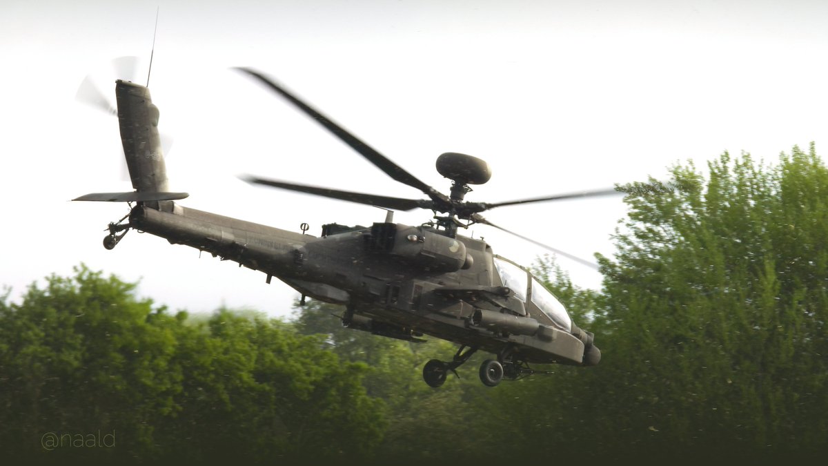 naald's tweet photo. π³π± AH-64E Apache Guardian Q-38 and Q-39 at Drachten EHDR #FalconSpring #NLspot https://t.co/3jygYH7VZf