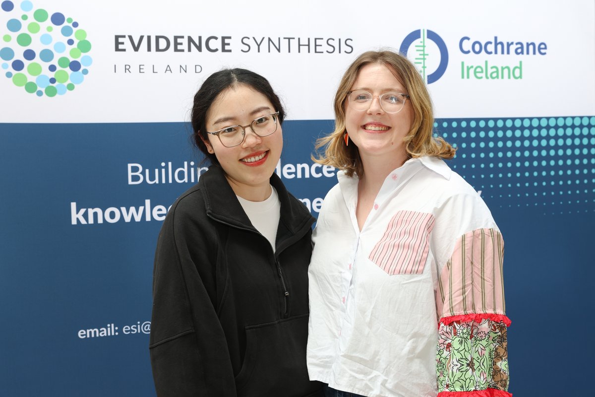 Evidence Synthesis Ireland (@evidsynirl) on Twitter photo We're proud to spotlight PhD students, <a href="/ele_quinn/">Ćle Quinn</a> & Xuenan Pang, who recently attended the ESI Summer School. We're proud to spotlight PhD students, <a href="/ele_quinn/">Ćle Quinn</a> & Xuenan Pang, who recently attended the ESI Summer School.