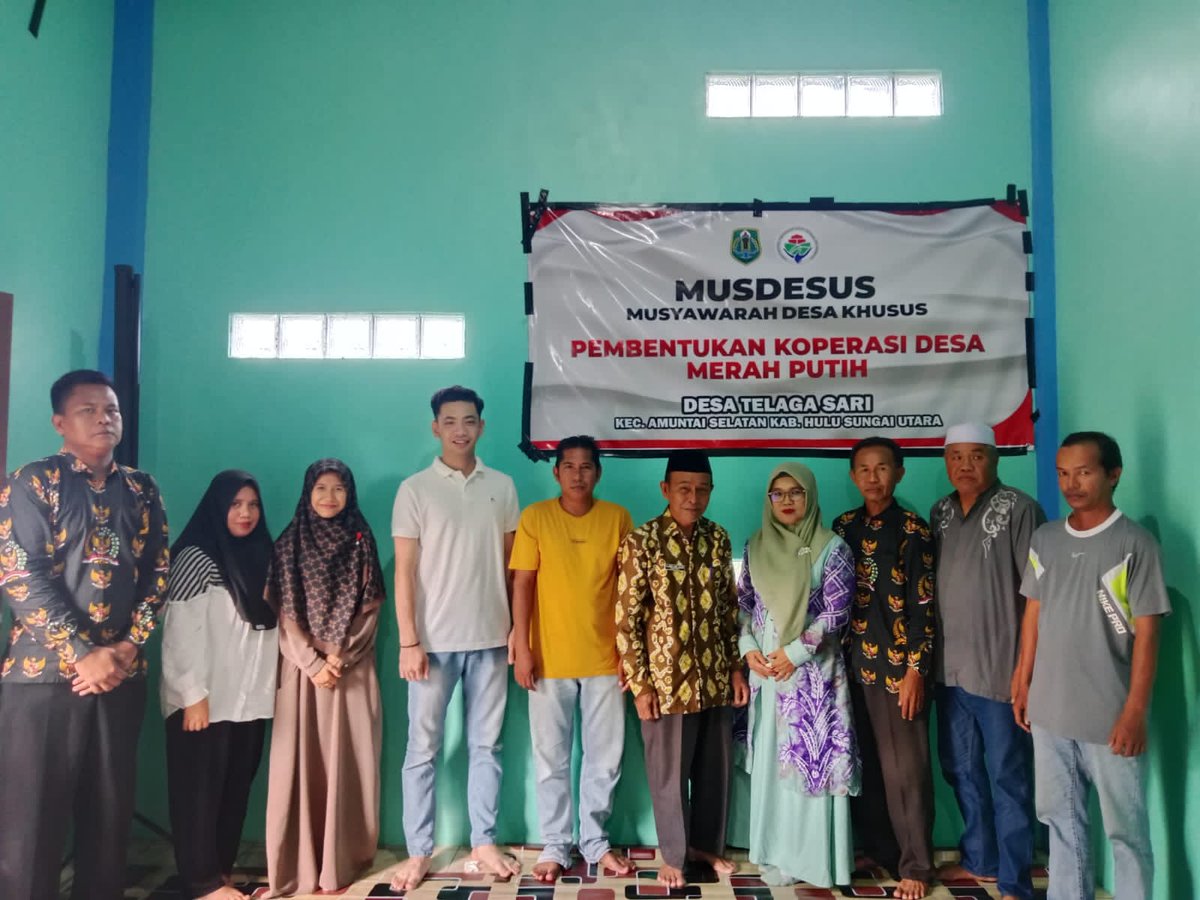 Mahdiati4's tweet photo. Setelah musyawarah desa khusus Pembentukan KDMP dan akte notaris, semua TPP mengawal KDMP untuk proses mendapatkan badan Hukum

#TppKawalBadanHukumKdmp

@prabowo
@YandriSusanto27
@ArizaPatria
@taufikmadjid71
@kemendespdt
@bpsdmkemendesa
@desapenusantara
@tpp_provKalsel https://t.co/7UriZvUXHI