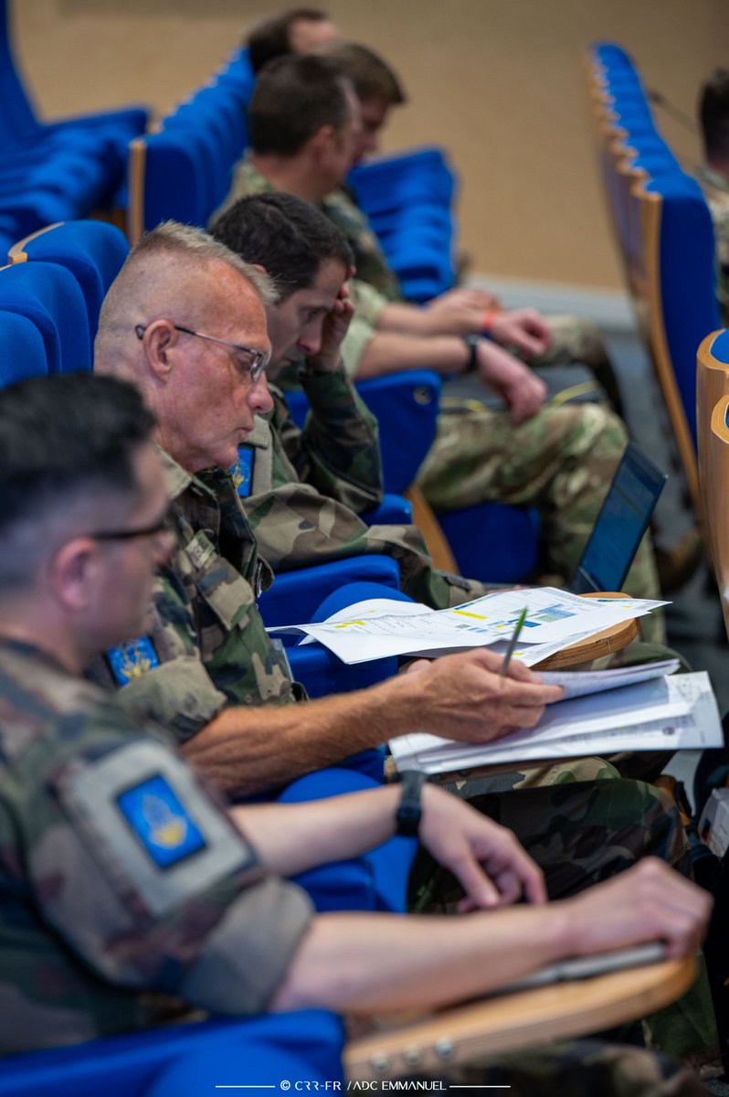 1FRCorps's tweet photo. 🚀RRC-France led Phase 2 of #DEPLOYEX at the Citadelle 🇫🇷, hosting NATO &amp; French participants for an Academic Day 📚 + a Rehearsal of Concept drill 🛠️. A key step in boosting coordination, procedures &amp; multinational interoperability 🌍. #NATO #Readiness #readytodefend https://t.co/JOXMdNr0H3