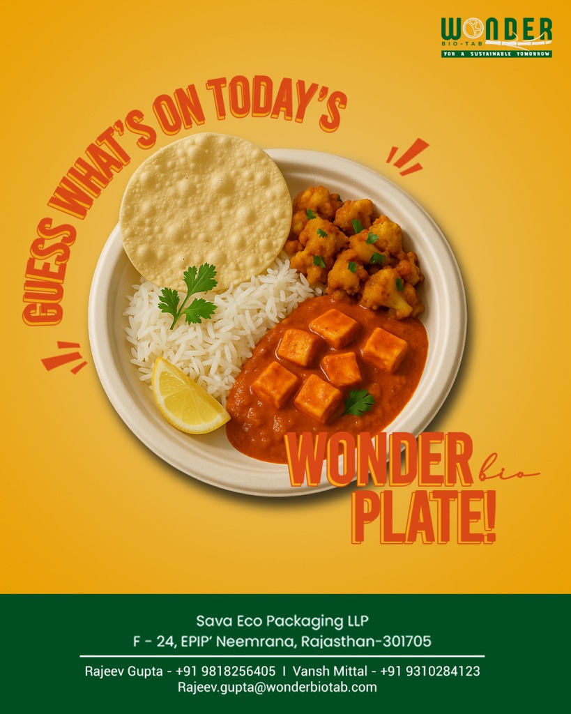 wonderbiotab's tweet photo. Feasting desi, serving eco! 🇮🇳🌿
From paneer to parathas — your favorite Indian bites, now on planet-loving plates from Wonder Bio

For more details
📞+919818256405

We are on Amazon now:
https://t.co/l1yh6DDxtW

#Wonderbiotab #AmazonFinds #ShopNow #Tableware #Sugarcane #Bagasse https://t.co/dyREnR5jVN