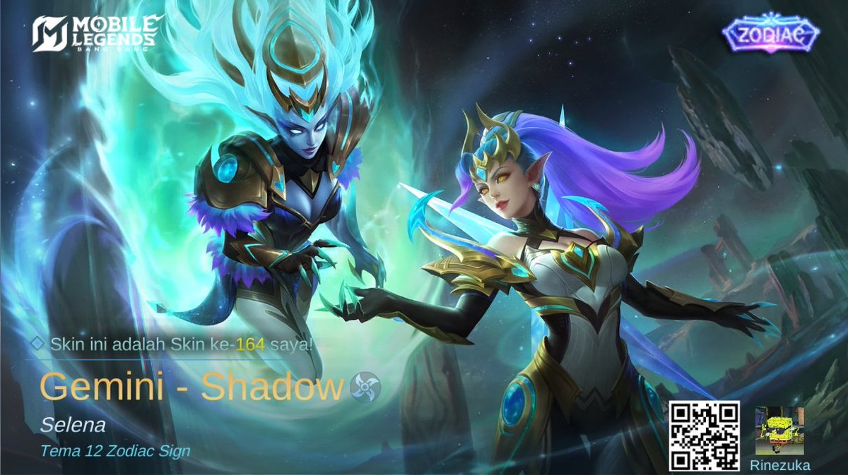 Ridwanium's tweet photo. Saya baru saja mendapatkan Skin baru Gemini - Shadow di Mobile Legends: Bang Bang! Ayo kita berhadapan melawan Player MOBA terbaik dunia bersama-sama! 
https://t.co/cjFmKf6eGv https://t.co/JorWgoTsz2